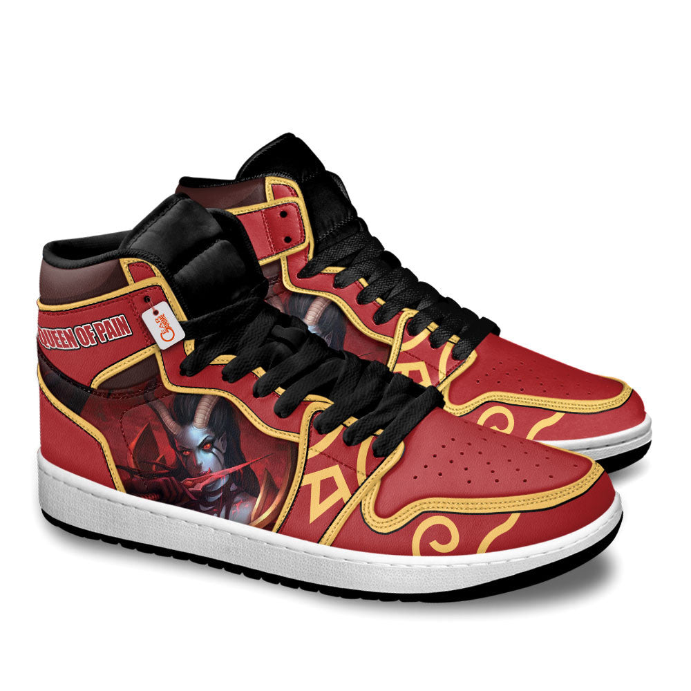 Queen of Pain High-Top Sneakers Custom Personalized Name