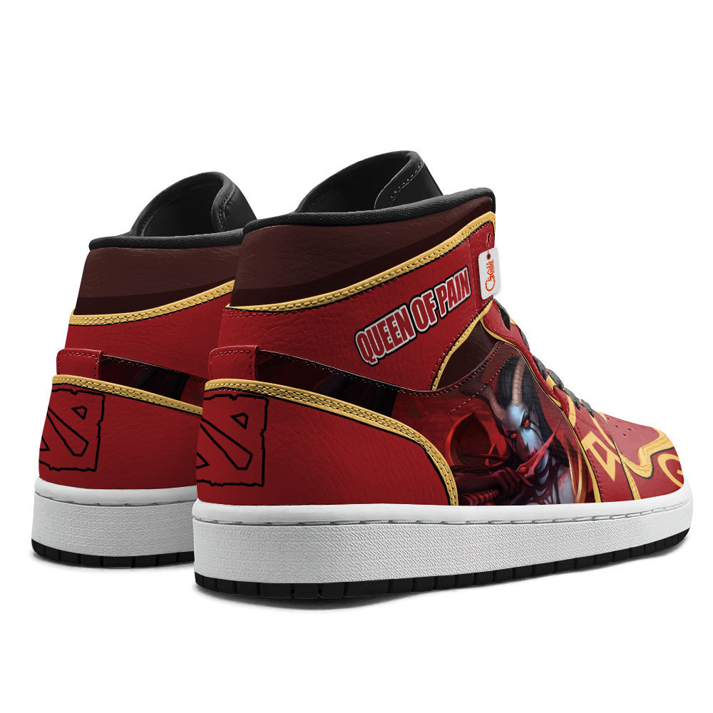 Queen of Pain High-Top Sneakers Custom Personalized Name