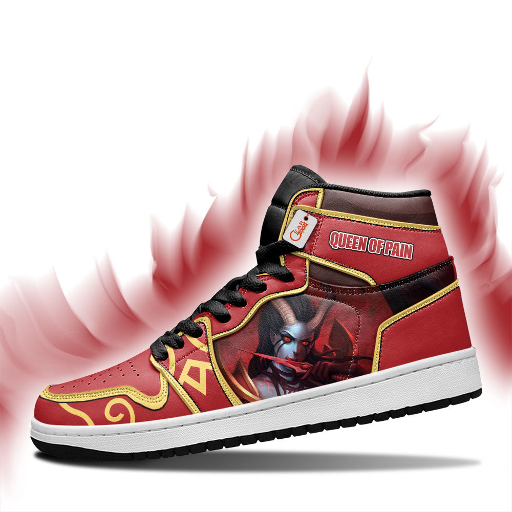 Queen of Pain High-Top Sneakers Custom Personalized Name