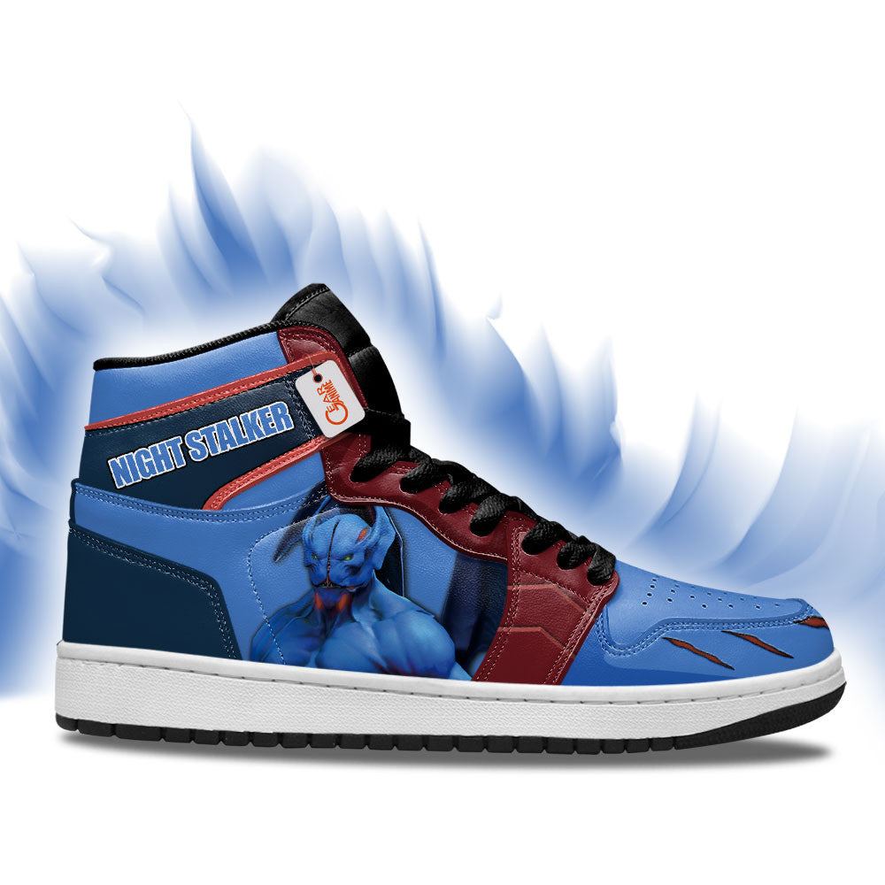 Night Stalker High-Top Sneakers Custom Personalized Name