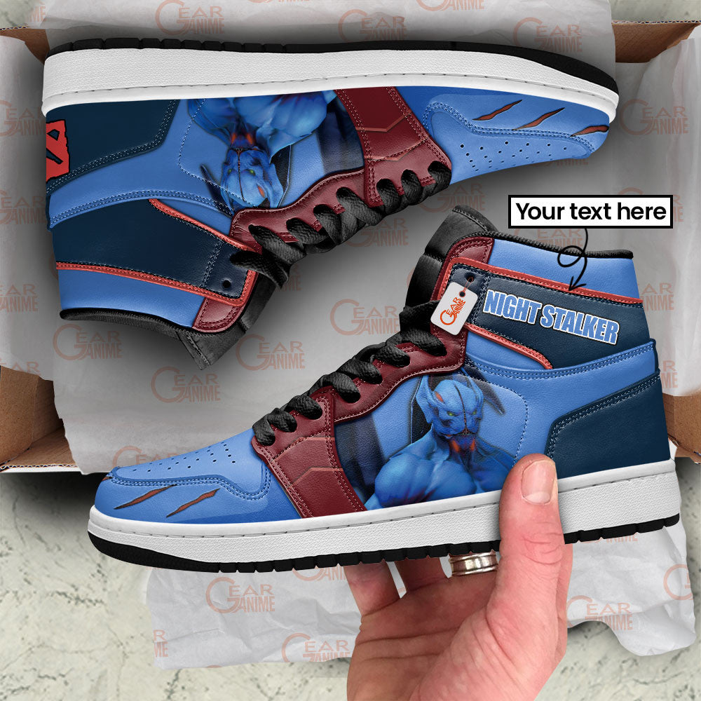 Night Stalker High-Top Sneakers Custom Personalized Name
