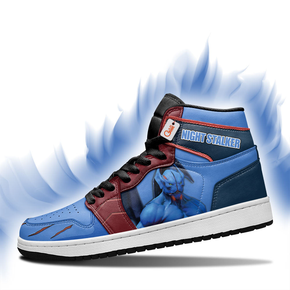 Night Stalker High-Top Sneakers Custom Personalized Name