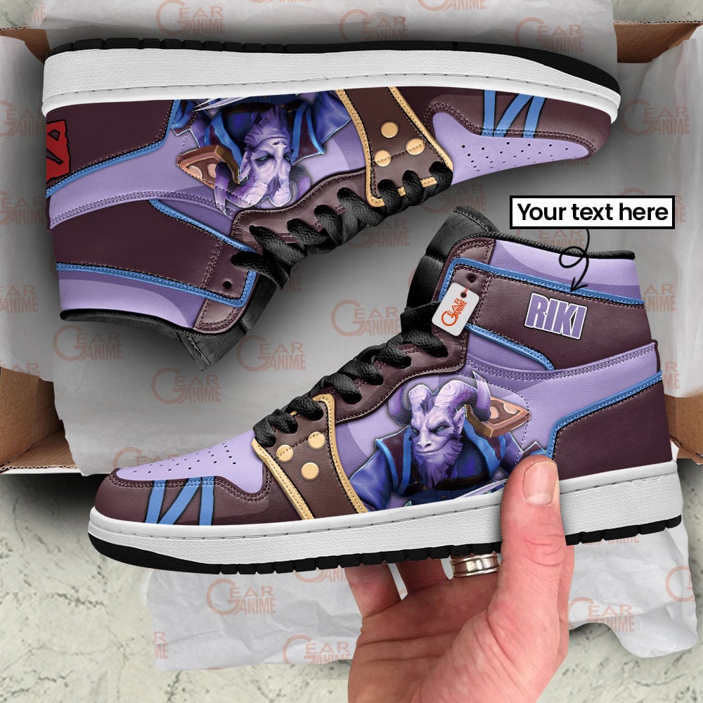 Riki High-Top Sneakers Custom Personalized Name