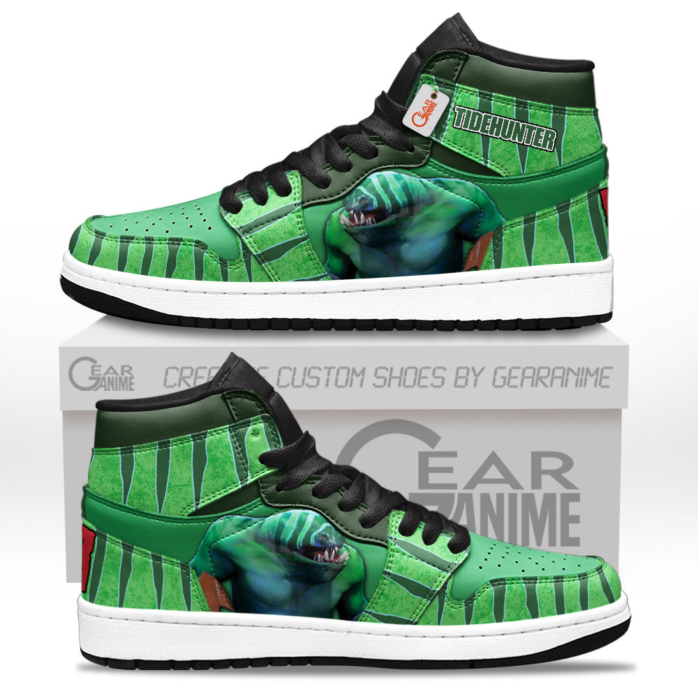 Tidehunter High-Top Sneakers Custom Personalized Name