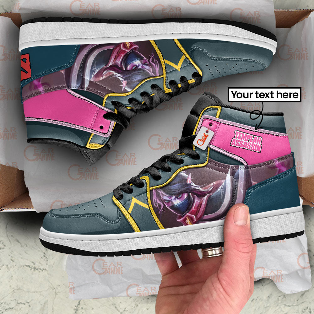 Templar Assassin High-Top Sneakers Custom Personalized Name