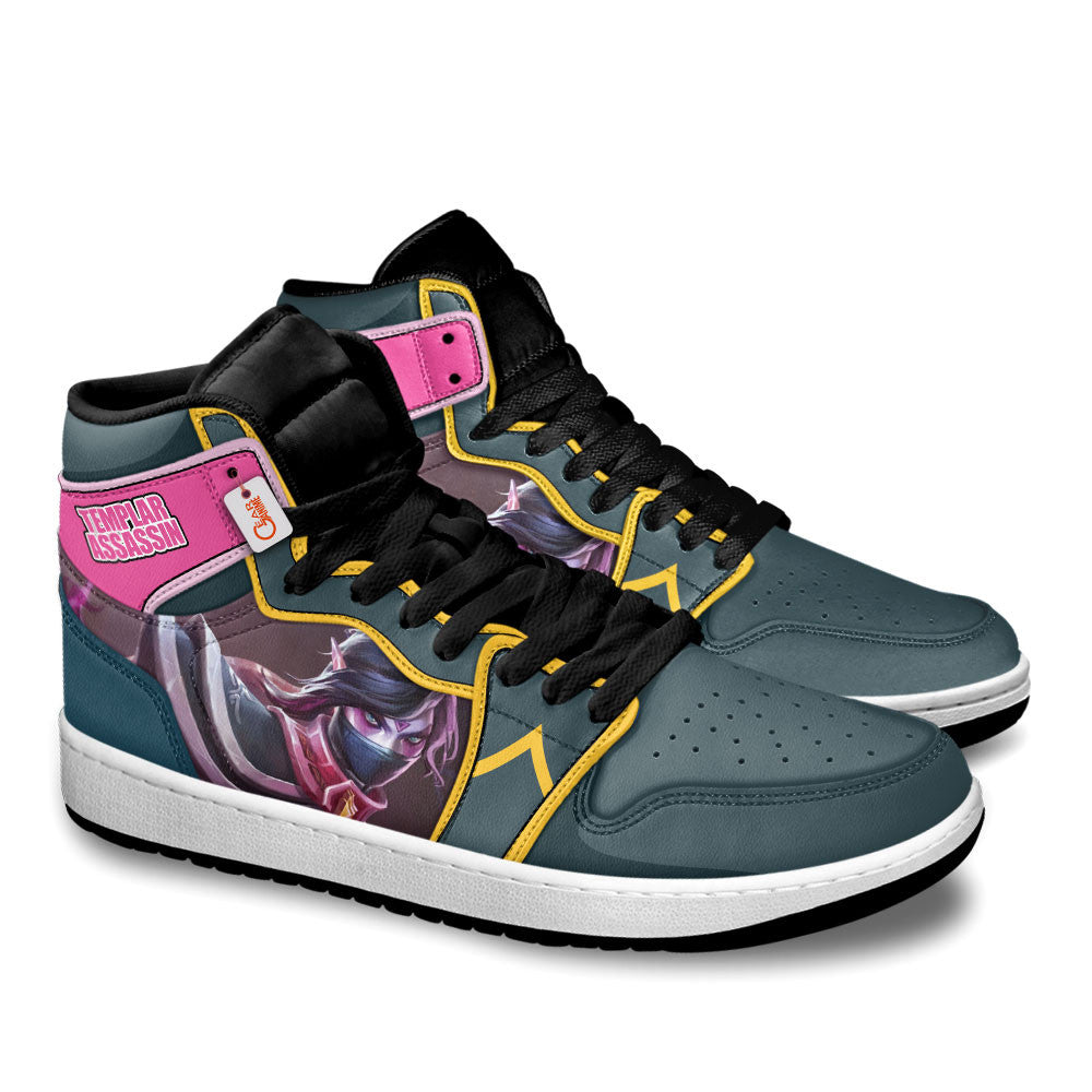 Templar Assassin High-Top Sneakers Custom Personalized Name
