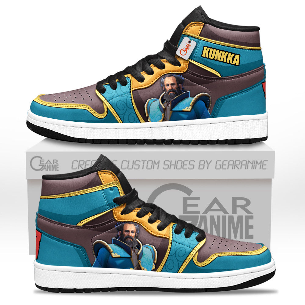 Kunkka High-Top Sneakers Custom Personalized Name