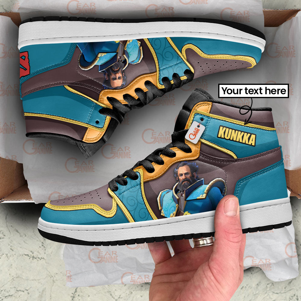 Kunkka High-Top Sneakers Custom Personalized Name