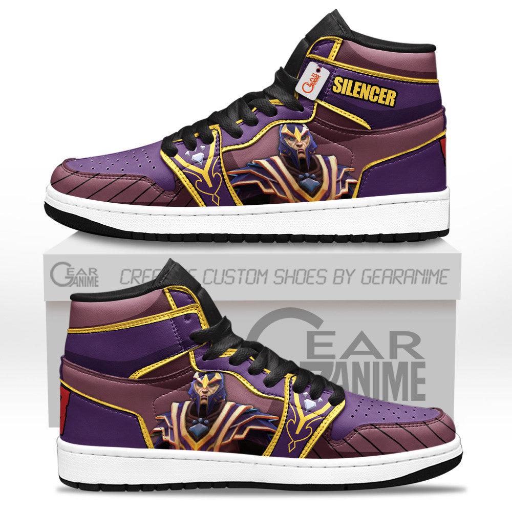Silencer High-Top Sneakers Custom Personalized Name