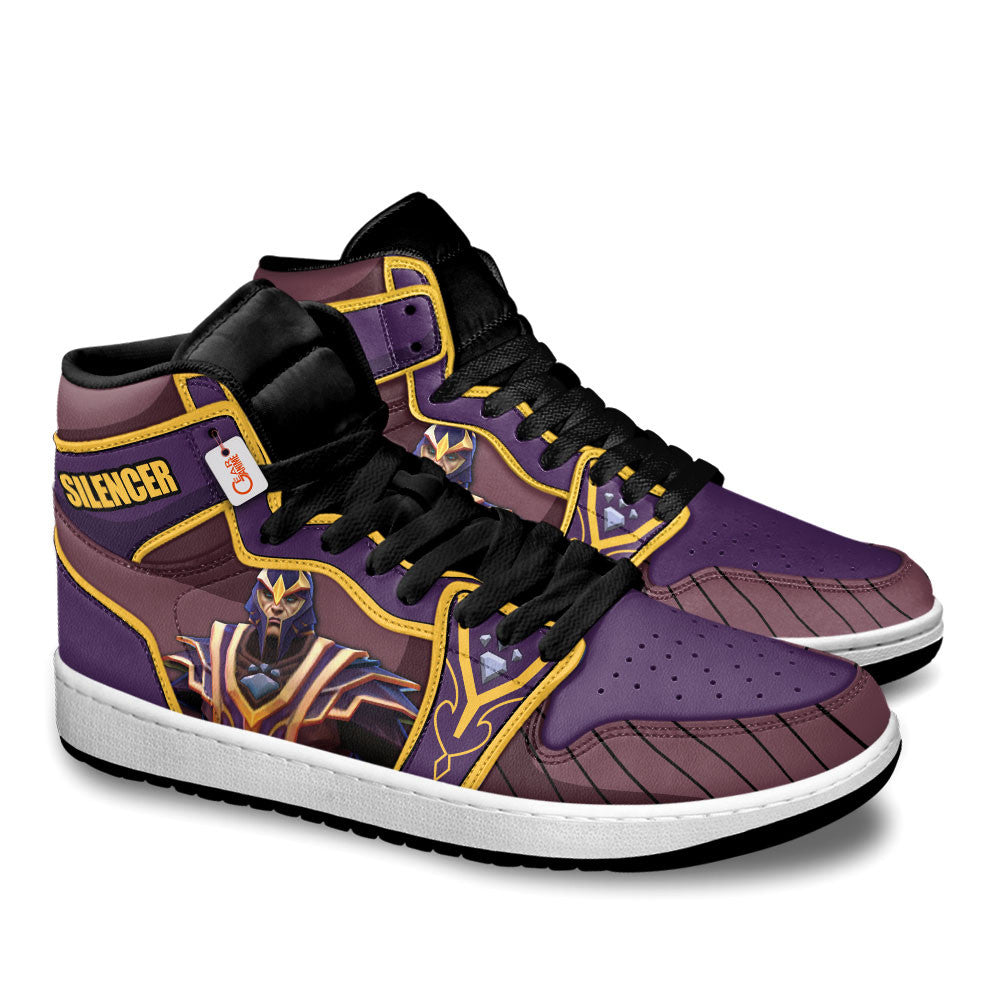 Silencer High-Top Sneakers Custom Personalized Name