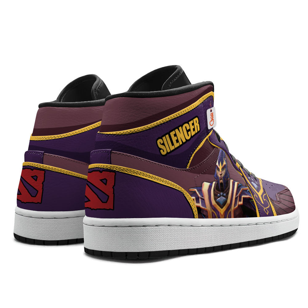 Silencer High-Top Sneakers Custom Personalized Name