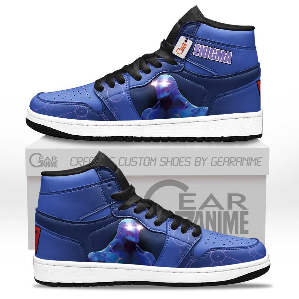 Enigma High-Top Sneakers Custom Personalized Name