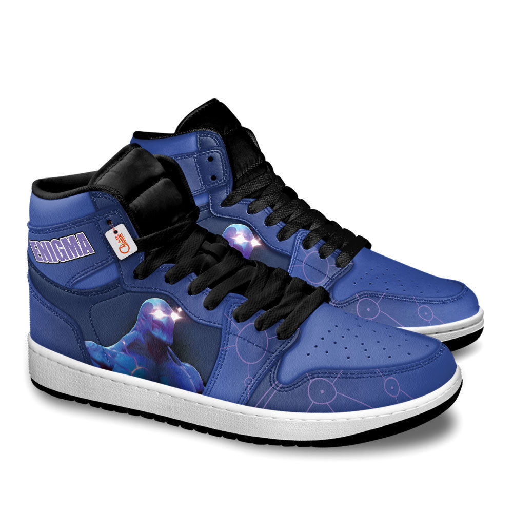 Enigma High-Top Sneakers Custom Personalized Name