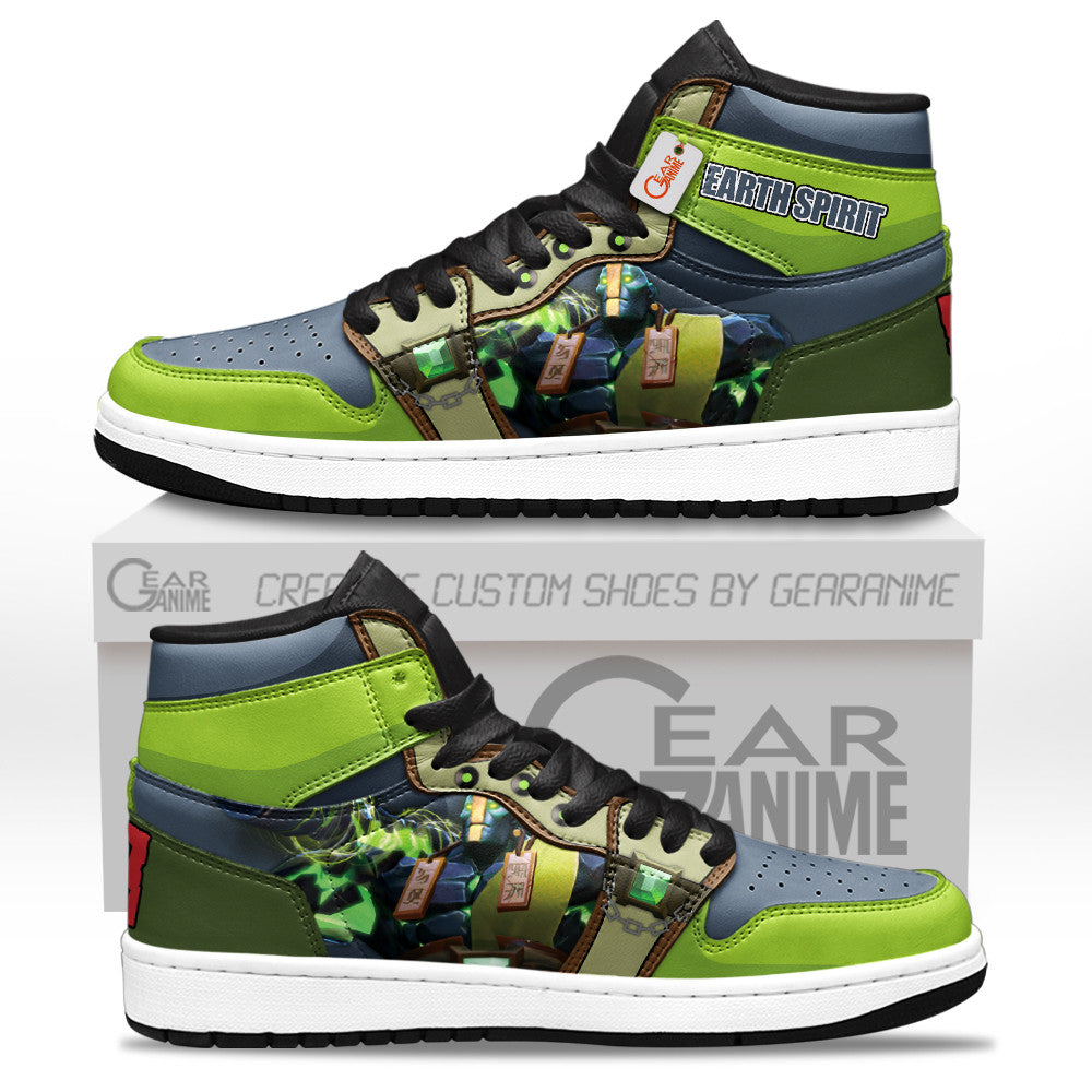 Earth Spirit High-Top Sneakers Custom Personalized Name