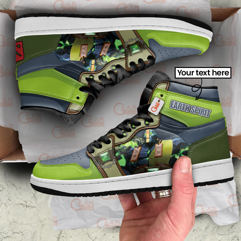 Earth Spirit High-Top Sneakers Custom Personalized Name