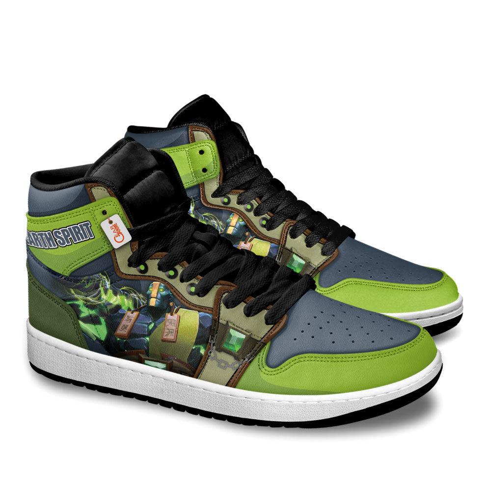 Earth Spirit High-Top Sneakers Custom Personalized Name