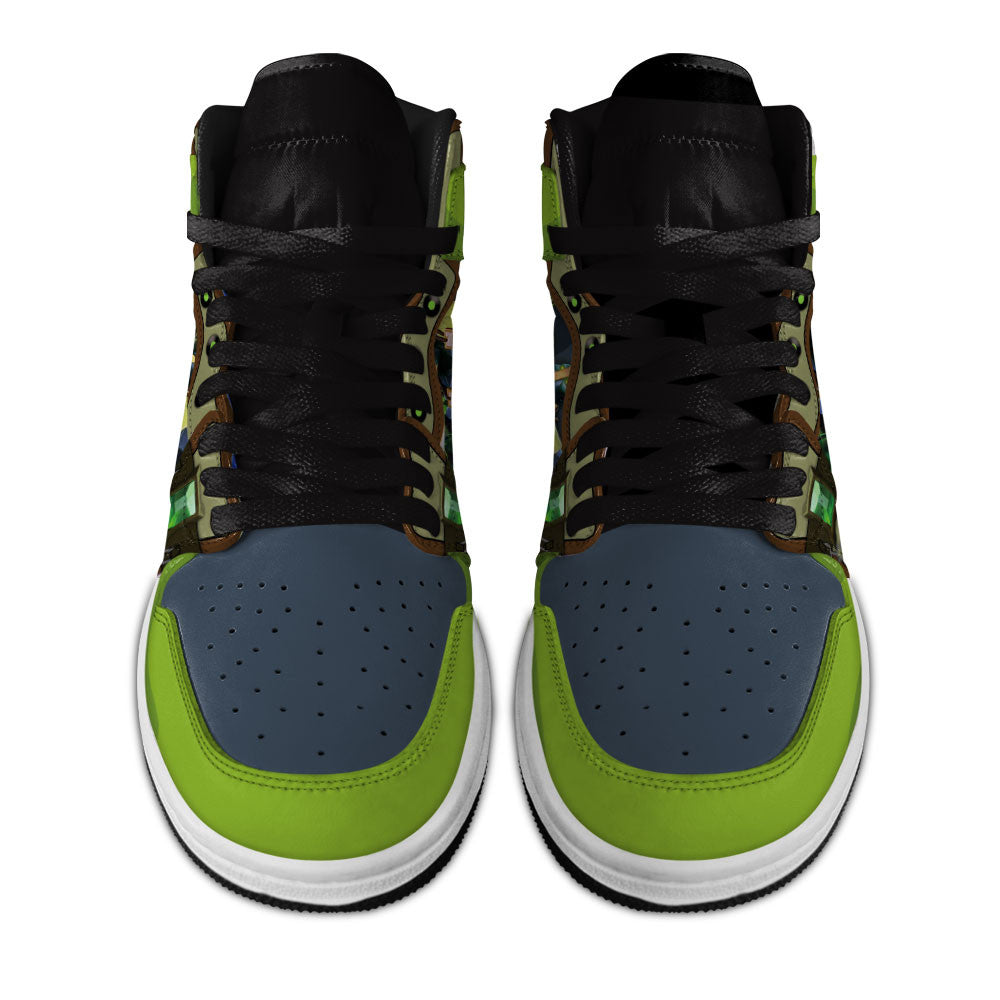 Earth Spirit High-Top Sneakers Custom Personalized Name