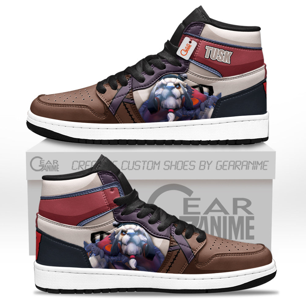 Tusk High-Top Sneakers Custom Personalized Name