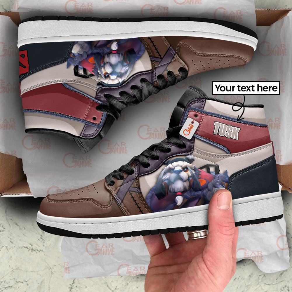 Tusk High-Top Sneakers Custom Personalized Name