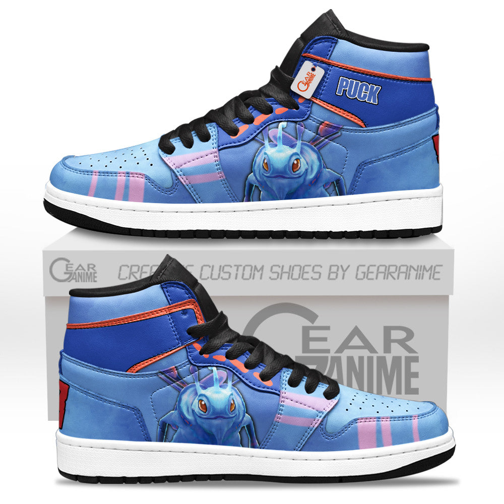Puck High-Top Sneakers Custom Personalized Name