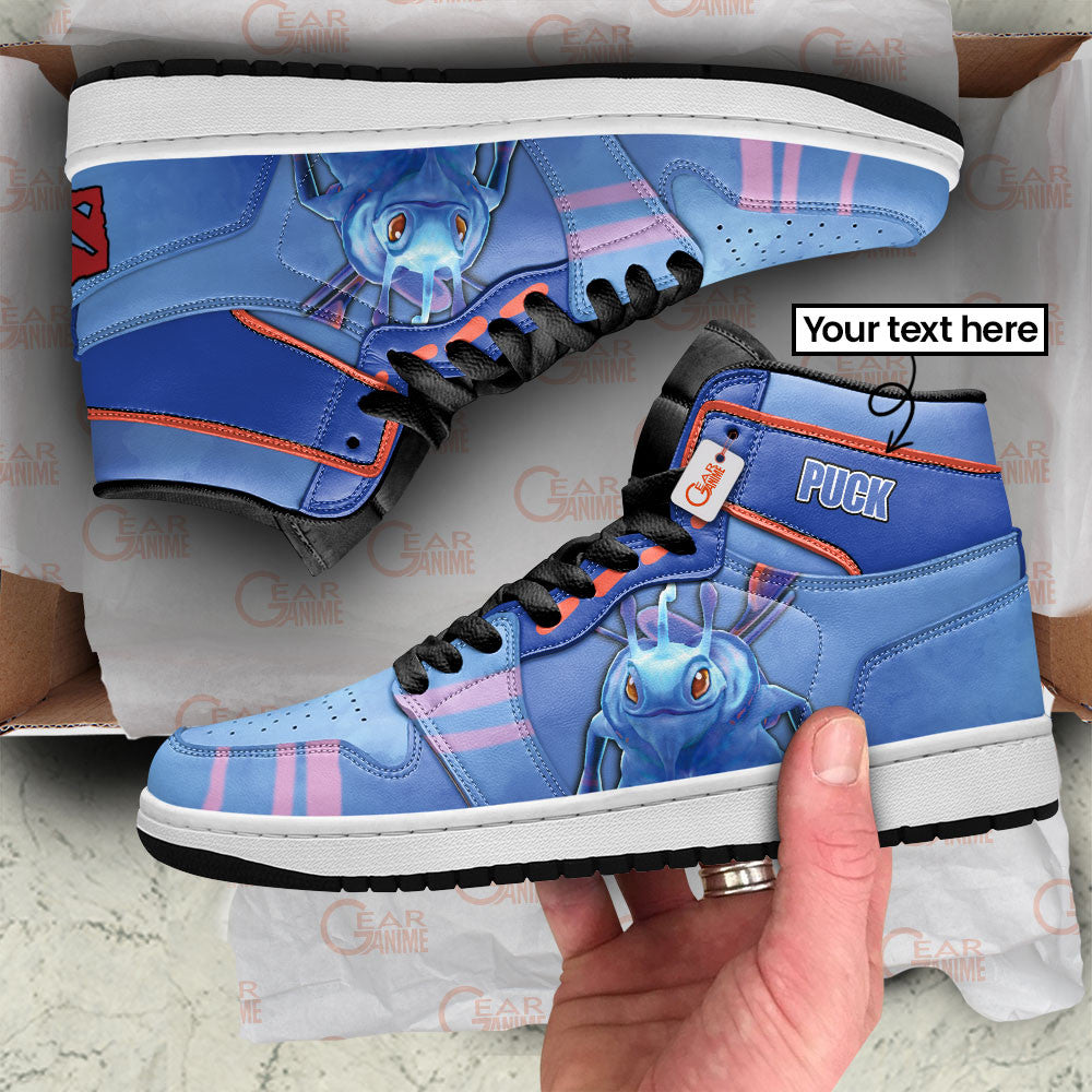 Puck High-Top Sneakers Custom Personalized Name