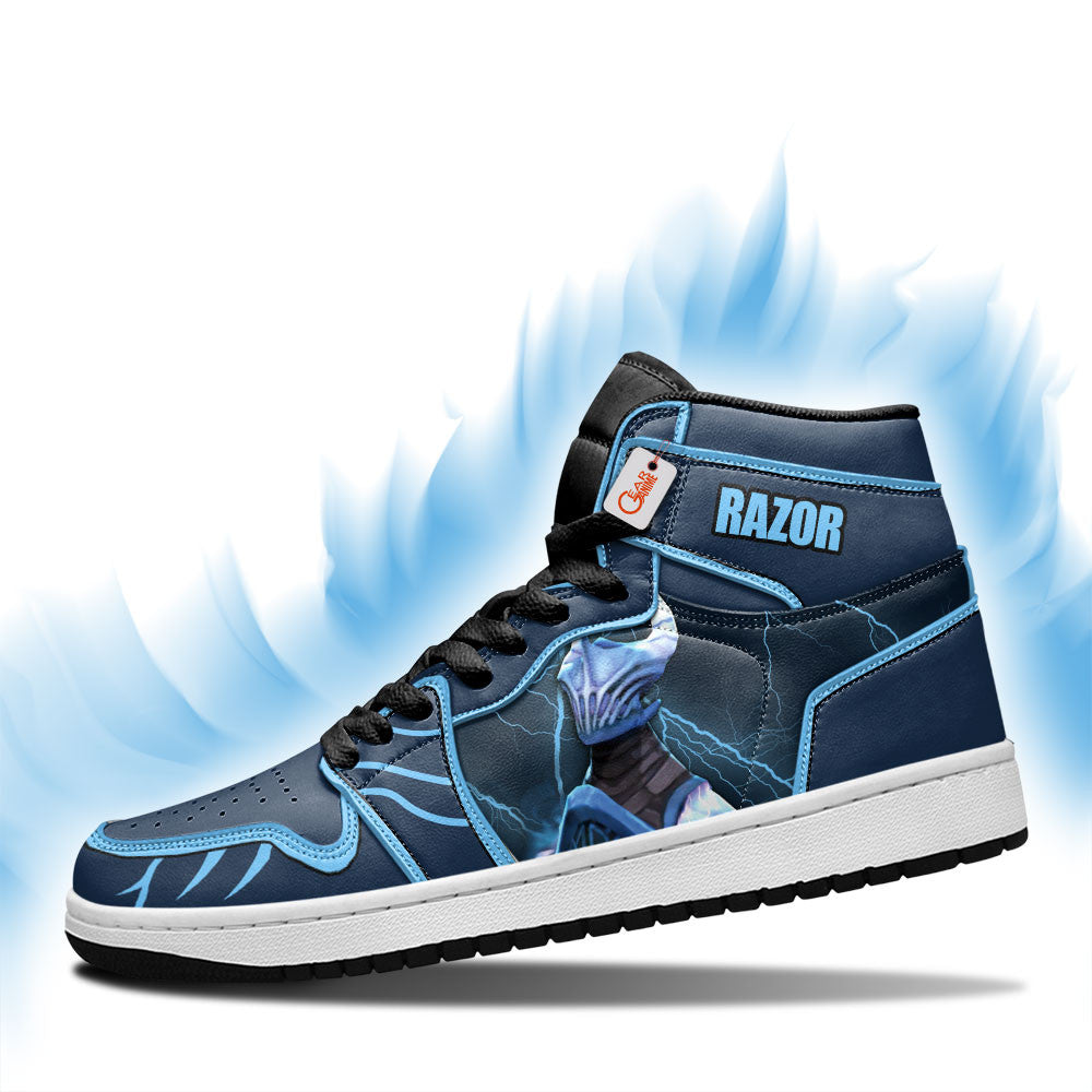 Razor High-Top Sneakers Custom Personalized Name