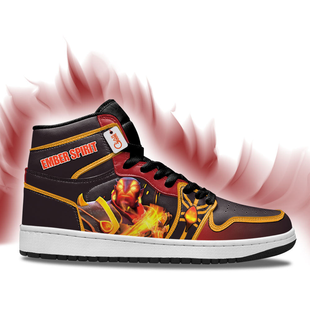 Ember Spirit High-Top Sneakers Custom Personalized Name