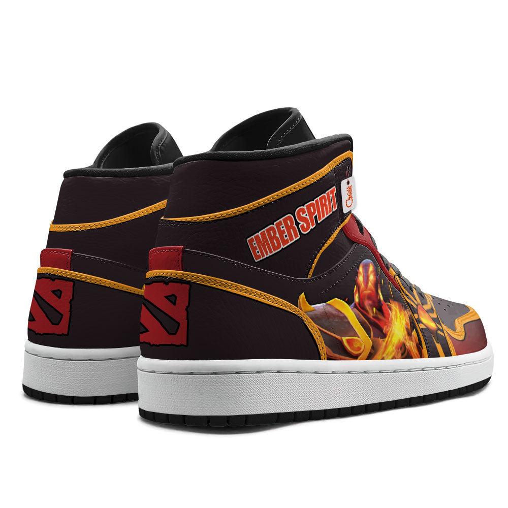 Ember Spirit High-Top Sneakers Custom Personalized Name