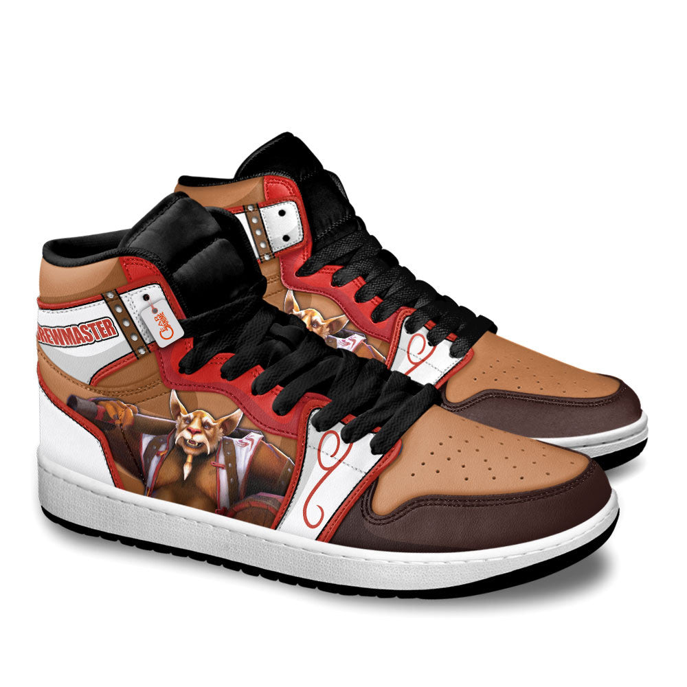 Brewmaster High-Top Sneakers Custom Personalized Name