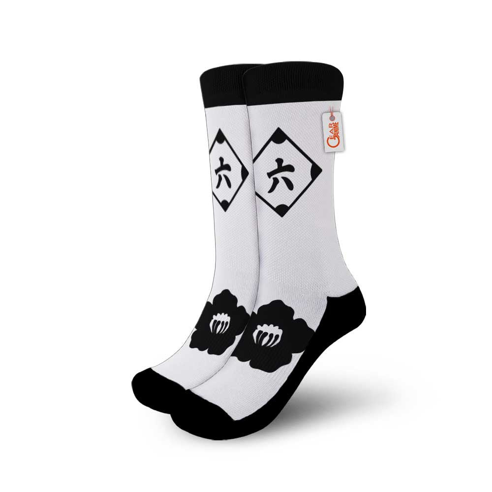 6th Division Socks The Gotei 13 Uniform Style - FREE with shoes order