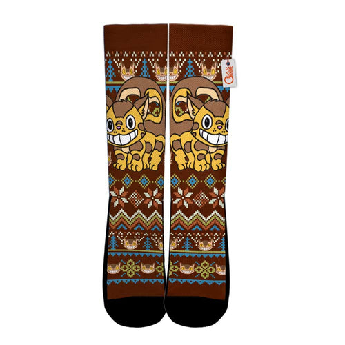 Catbus Socks Christmas Ugly Style - FREE with shoes order