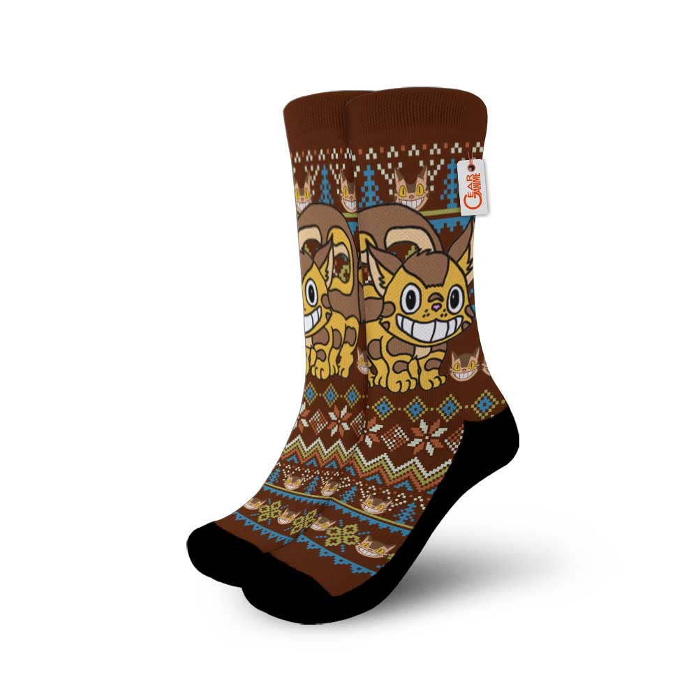 Catbus Socks Christmas Ugly Style - FREE with shoes order
