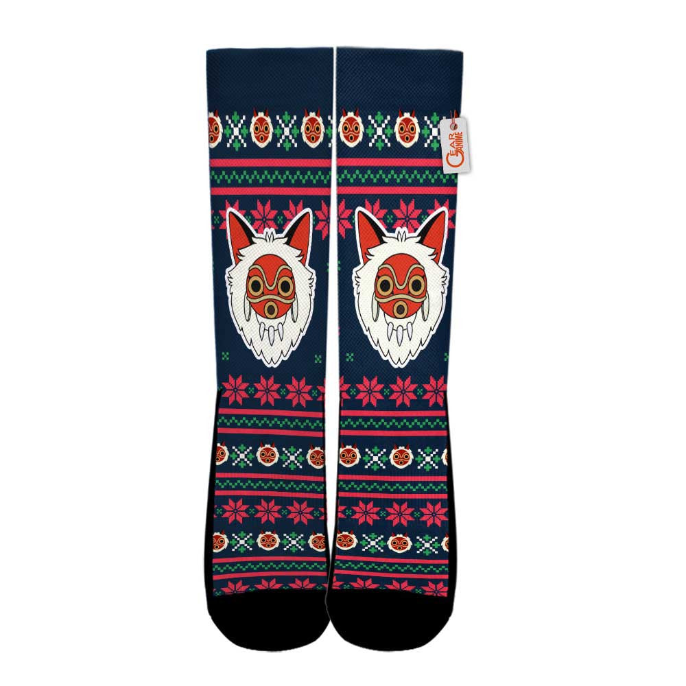 Princess Mononoke Socks Christmas Ugly Style - FREE with shoes order