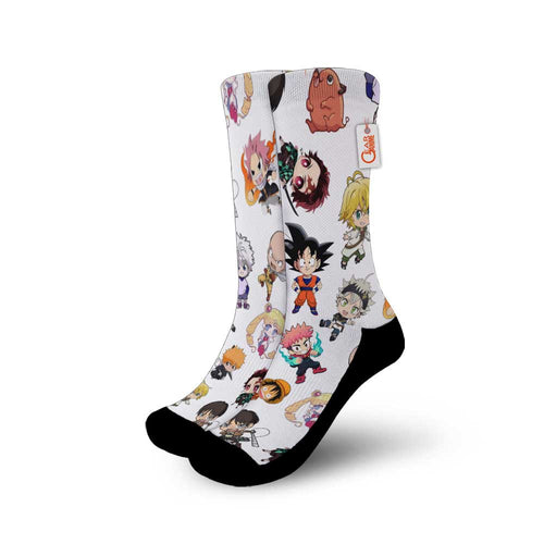 Anime Characters Socks - FREE with shoes order