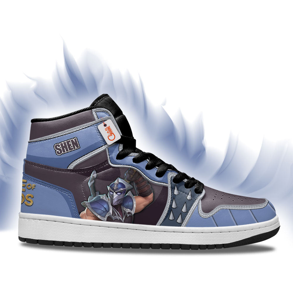 Shen High-Top Sneakers Custom LOL Games Collection