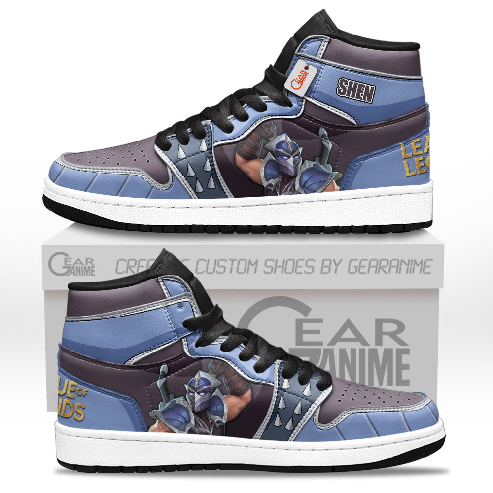 Shen High-Top Sneakers Custom LOL Games Collection
