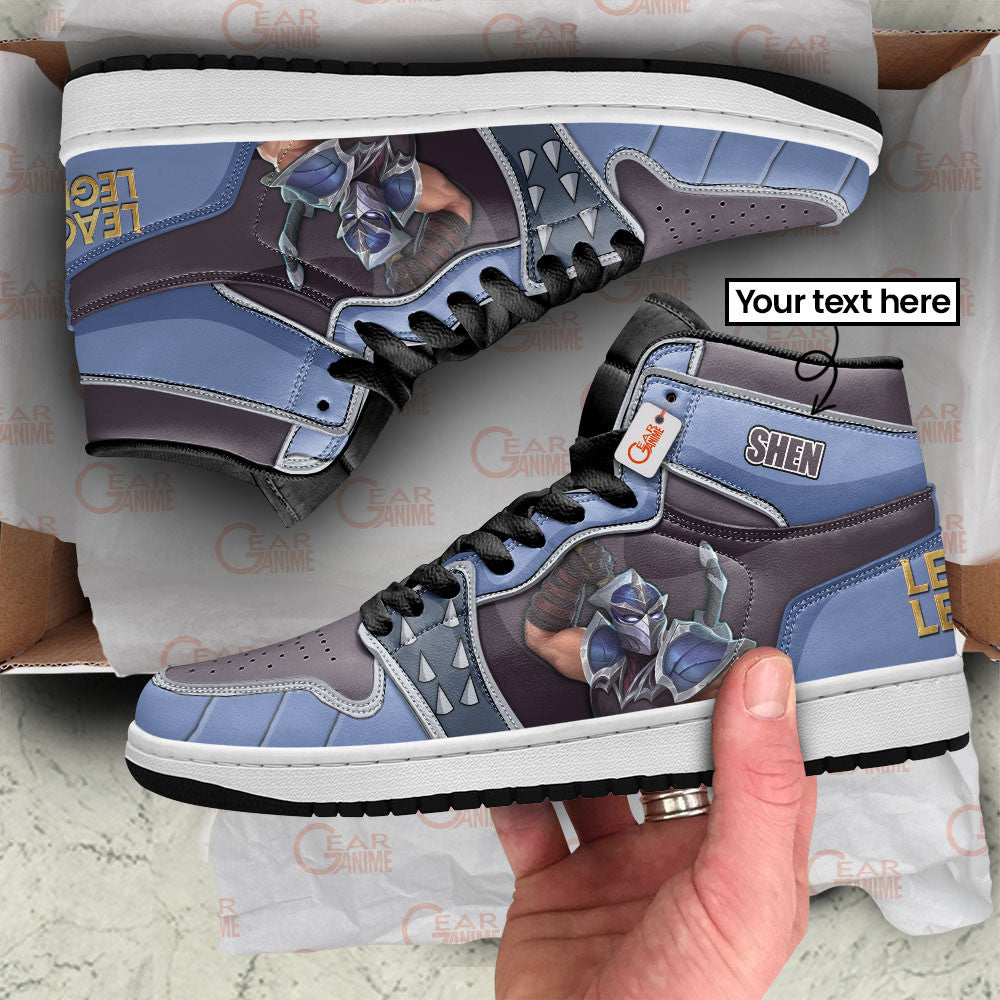 Shen High-Top Sneakers Custom LOL Games Collection