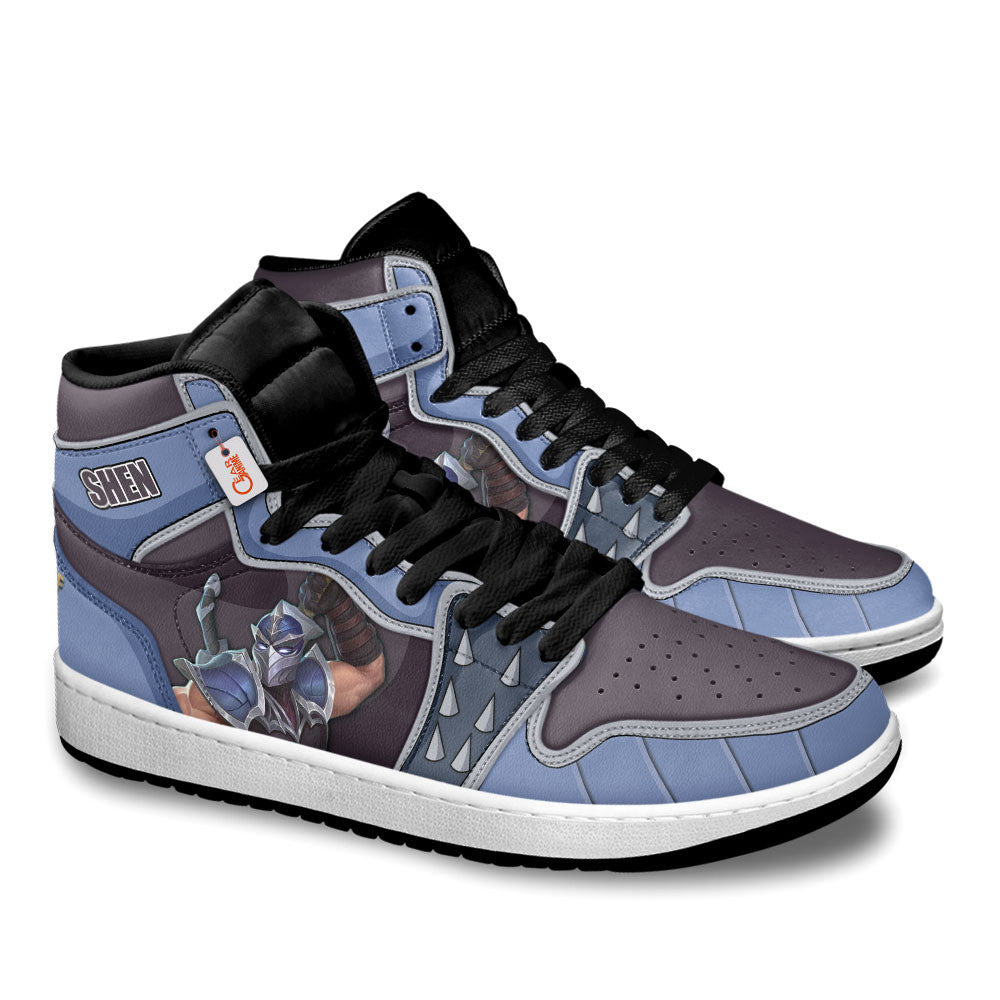 Shen High-Top Sneakers Custom LOL Games Collection