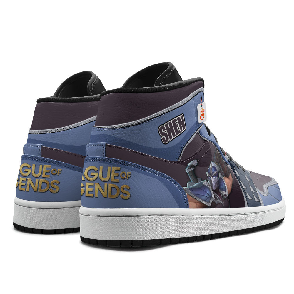 Shen High-Top Sneakers Custom LOL Games Collection