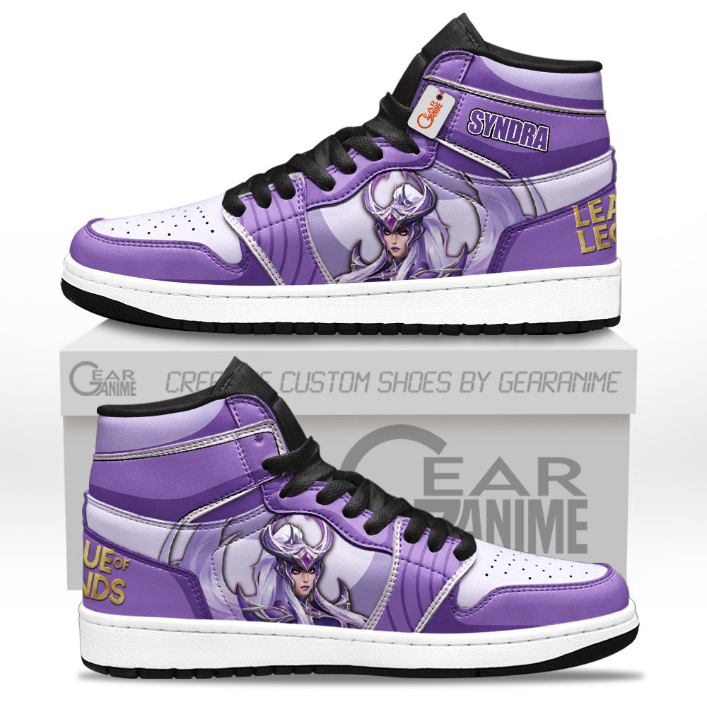 Syndra High-Top Sneakers Custom LOL Games Collection