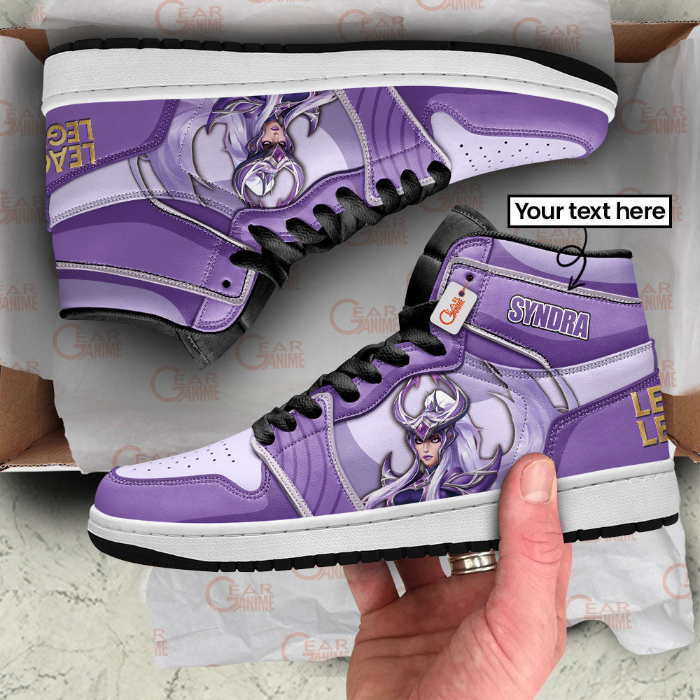 Syndra High-Top Sneakers Custom LOL Games Collection