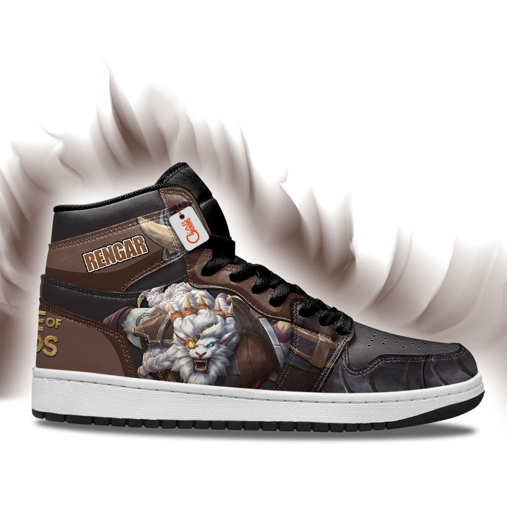 Rengar High-Top Sneakers Custom LOL Games Collection