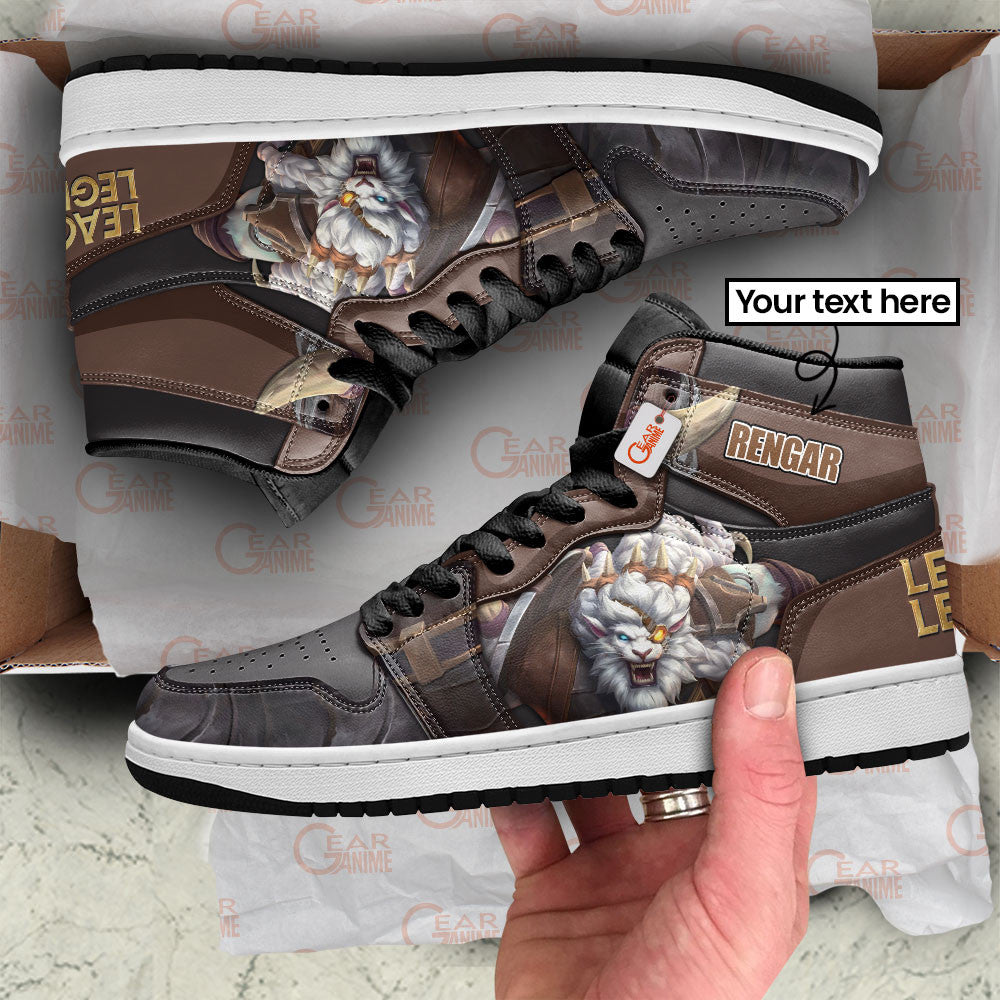 Rengar High-Top Sneakers Custom LOL Games Collection