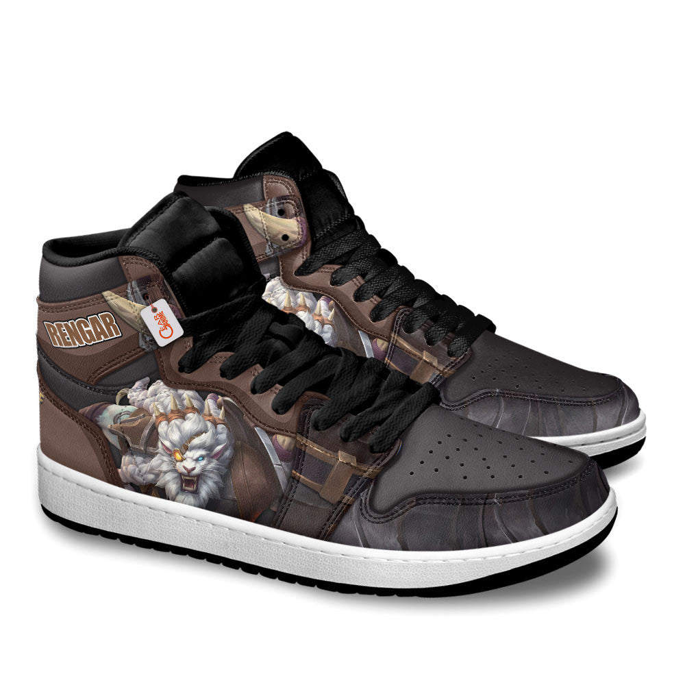 Rengar High-Top Sneakers Custom LOL Games Collection