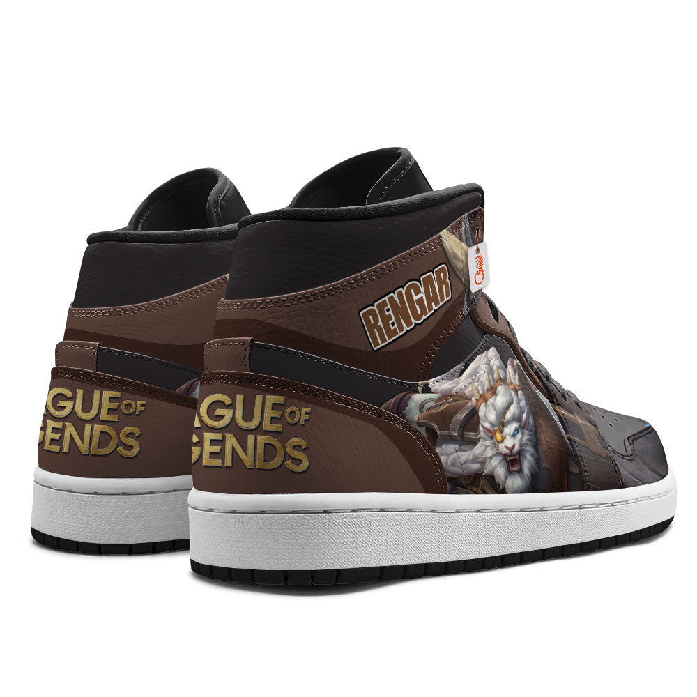 Rengar High-Top Sneakers Custom LOL Games Collection