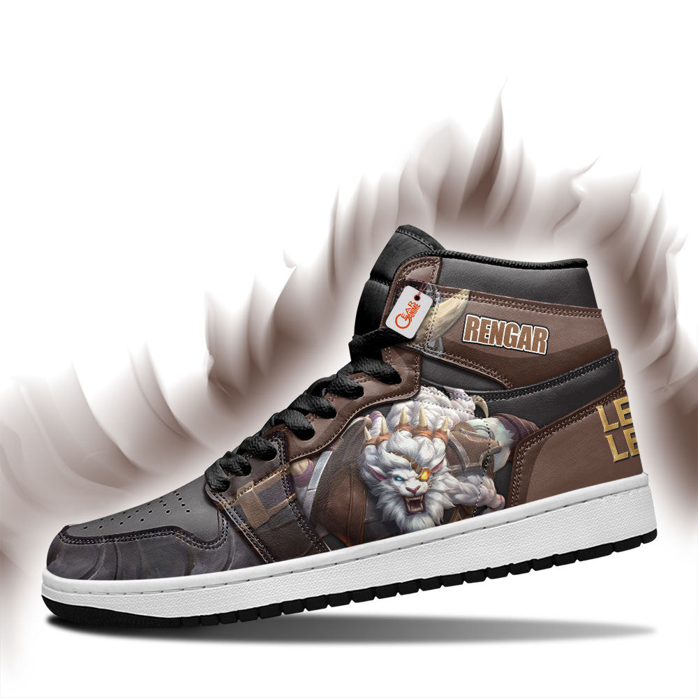 Rengar High-Top Sneakers Custom LOL Games Collection