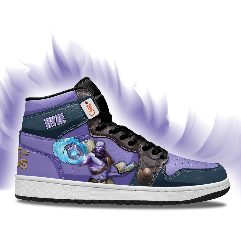 Ryze High-Top Sneakers Custom LOL Games Collection