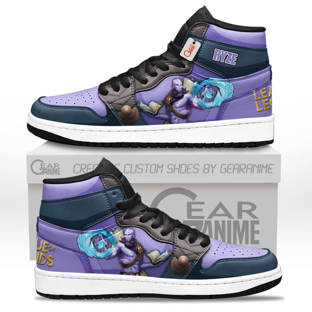 Ryze High-Top Sneakers Custom LOL Games Collection