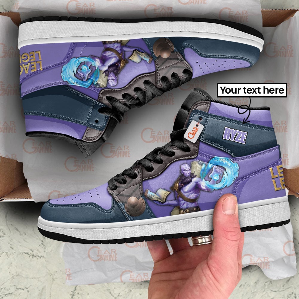 Ryze High-Top Sneakers Custom LOL Games Collection