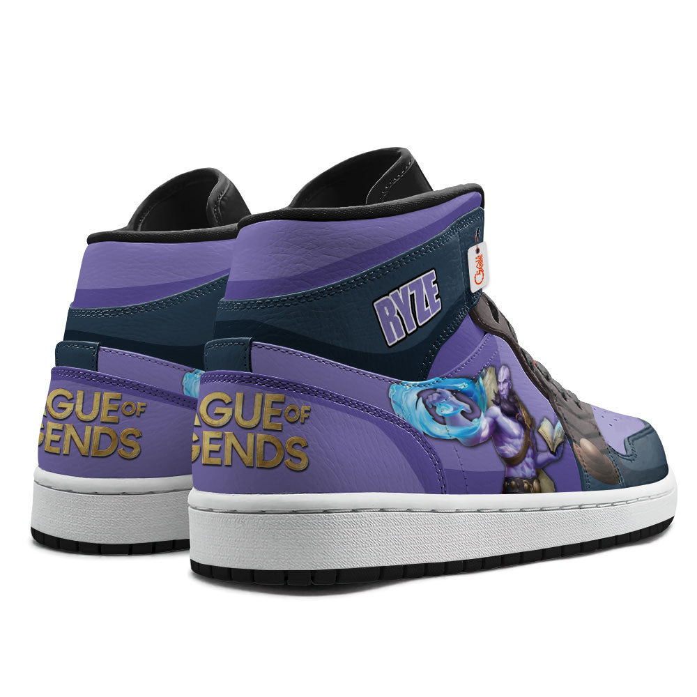 Ryze High-Top Sneakers Custom LOL Games Collection
